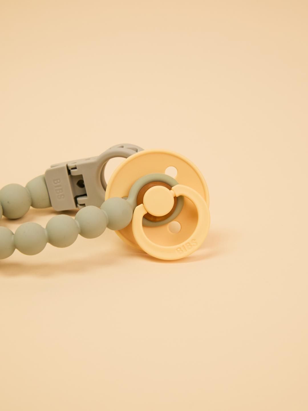 BIBS pacifier clip beaded, BIBS lutikett helmestega, pärlitega, all-groups