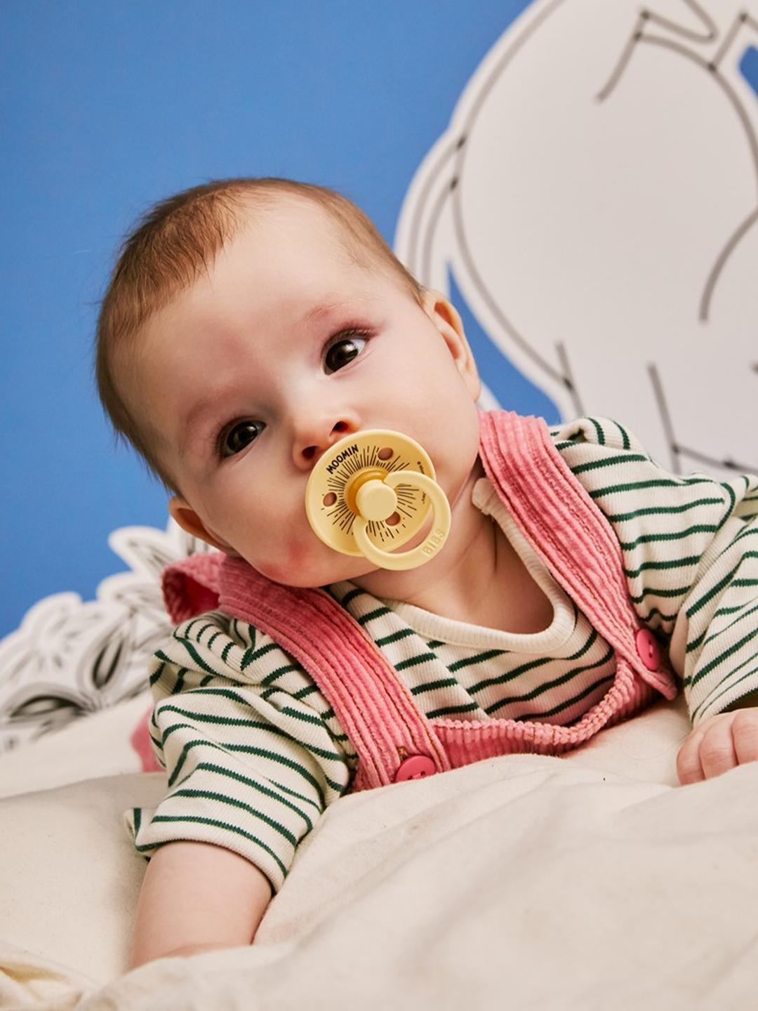 BIBS x MOOMIN Colour Round Pacifiers, BIBS X MUUMI kirsikujulised ümmarguse otsaga lutid naturaalne kumm, Muumi kollektsioon, all-groups