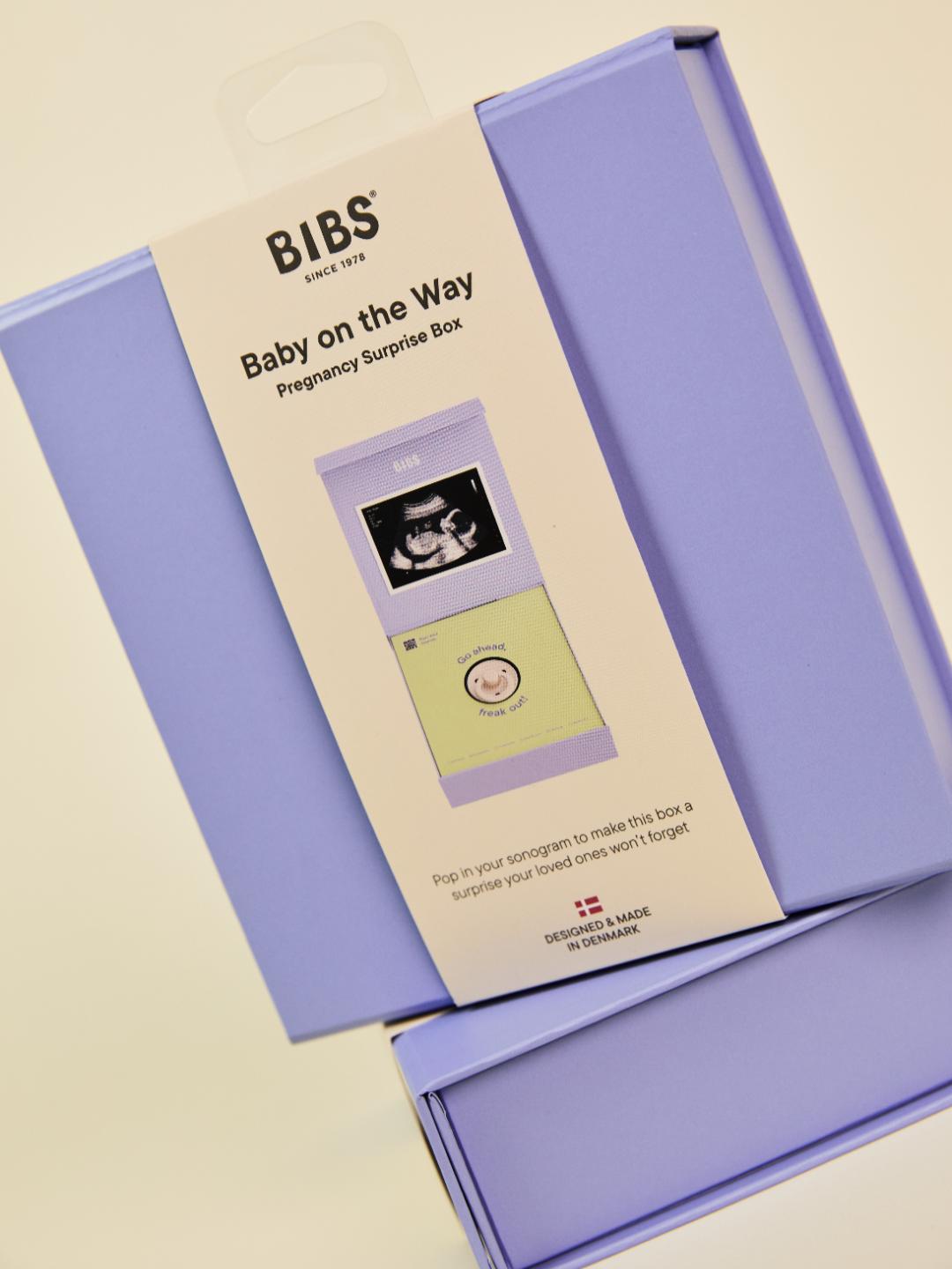 BIBS Baby on the way gift set, BIBS beebiootusest teatamise kinkekomplekt