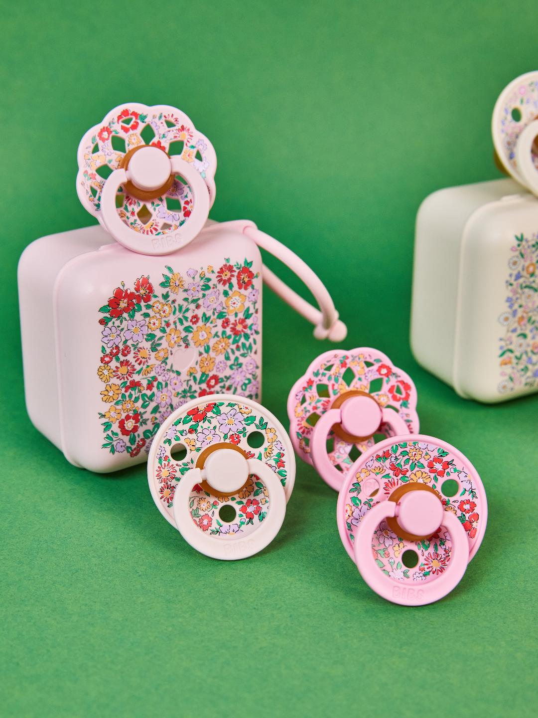 BIBS x Liberty pacifiers and pacifier box, BIBS x Liberty kollektsiooni lutid ja lutikarp, lutihoidja, all-groups