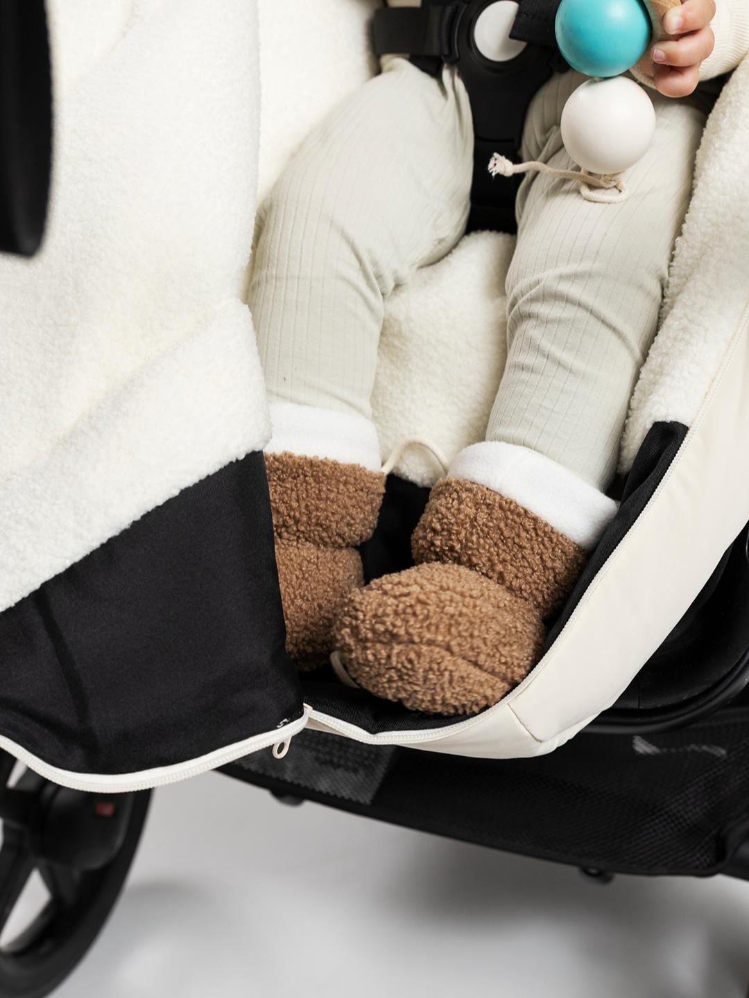 Najell universal Footmuff Wool & Down, Najell universaalne soojakott villa ja udusulgedega, Sleepcarrier, kärule, oat beige