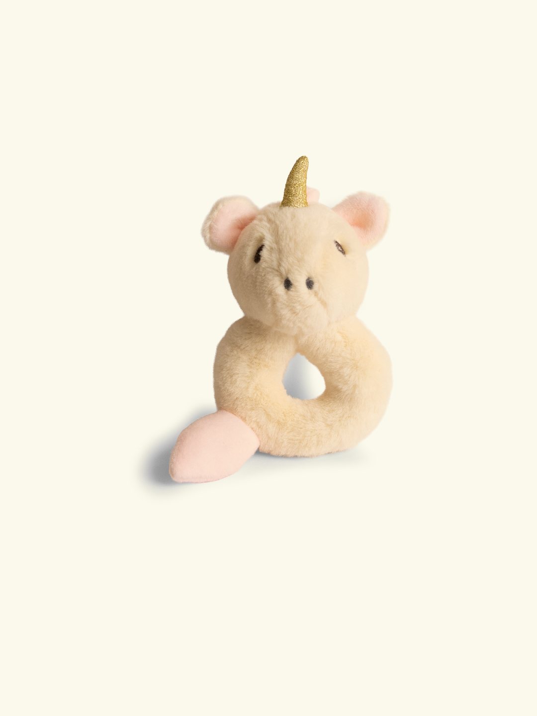 Filibabba soft ring rattle unicorn, Filibabba pehme kõristi ükssarvik