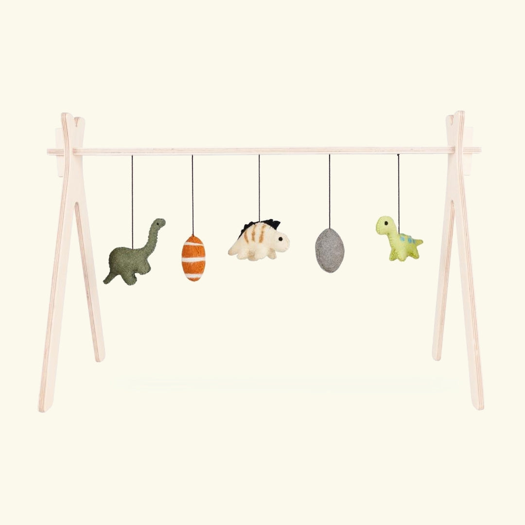 Quax activity arch with toys set, Quax mängukaar riputatavate mänguasjadega, dinos, dinosaurused