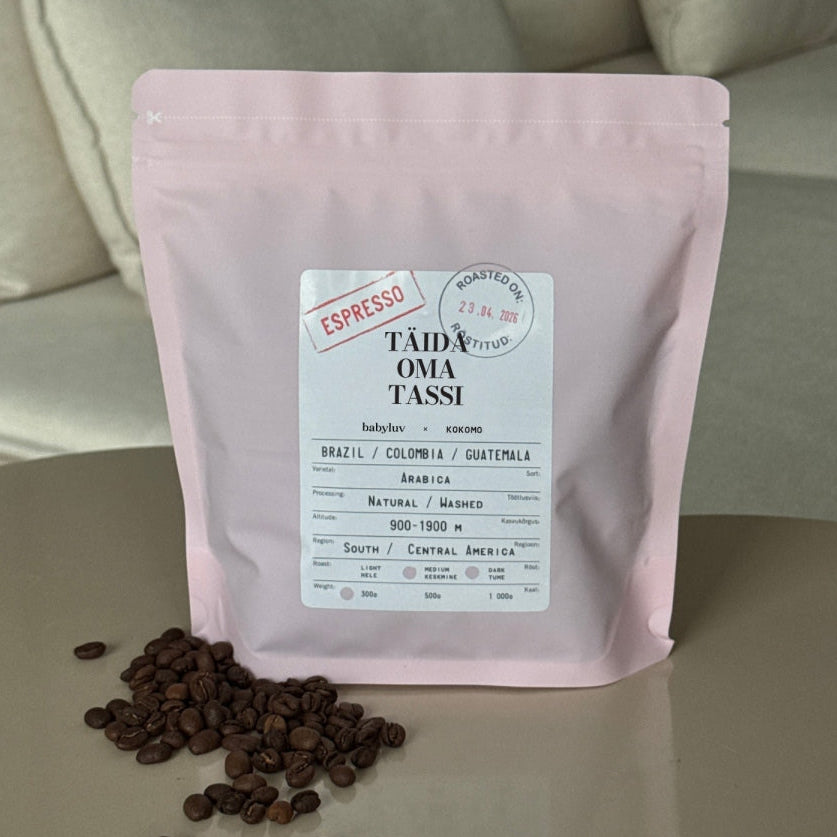 Gift set - Rada Keraamika coffee cup & KOKOMO cofee beans, Kinkekomplekt emadepäevaks - Rada Keraamika tass & KOKOMO kohvioad