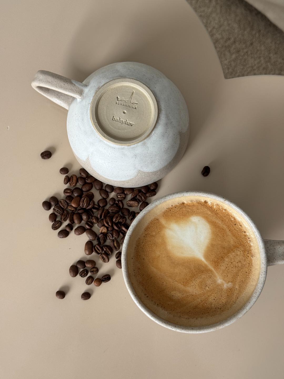 Gift set - Rada Keraamika coffee cup & KOKOMO cofee beans, Kinkekomplekt emadepäevaks - Rada Keraamika tass & KOKOMO kohvioad