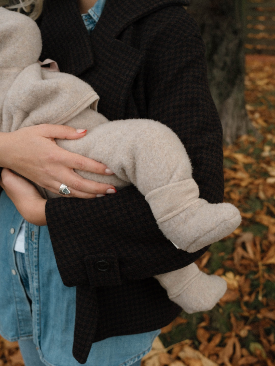 Babyluv Studio merino wool baby jacket, pants and booties, meriinovillane jakk, püksid ja papud beebile
