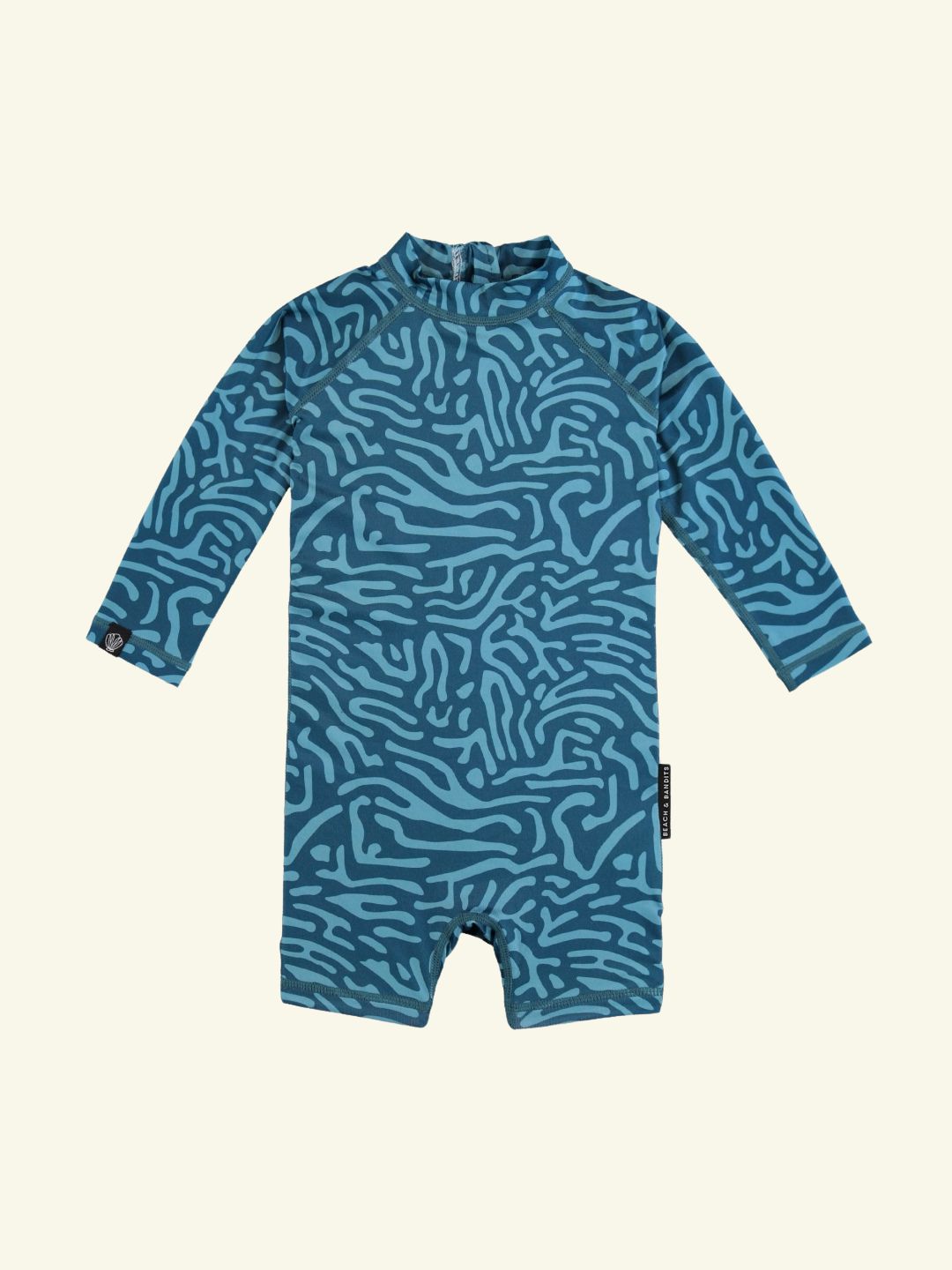 Beach&Bandits baby swimsuit, UPF50+, Beach&Bandits beebi uv-kombe, beebi ujumiskombe, päikesekaitsega beebi ujumiskombe, Deep Ocean