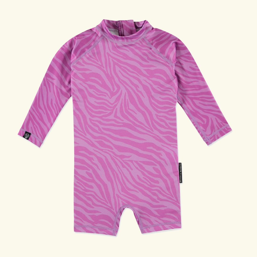 Beach&Bandits baby swimsuit, UPF50+, Beach&Bandits beebi uv-kombe, beebi ujumiskombe, päikesekaitsega beebi ujumiskombe, Purple Shade