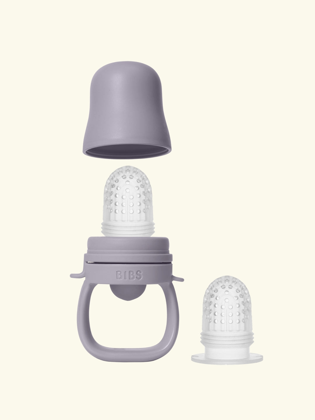 BIBS fruit feeder, baby feeder, BIBS puuviljalutt, fossil grey