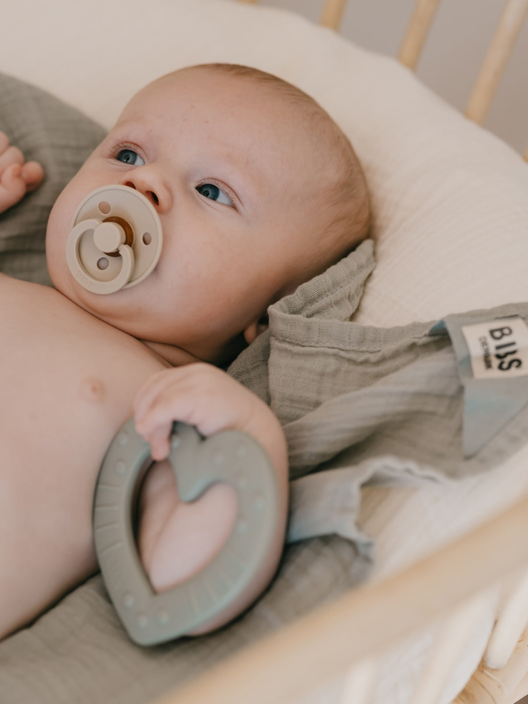 BIBS Baby Bitie Teether heart, BIBS Baby Bitie närimisrõngas süda, all-groups