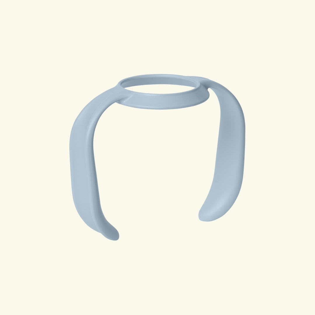 BIBS baby bottle handle, BIBS lutipudeli käepide, baby blue, sinine
