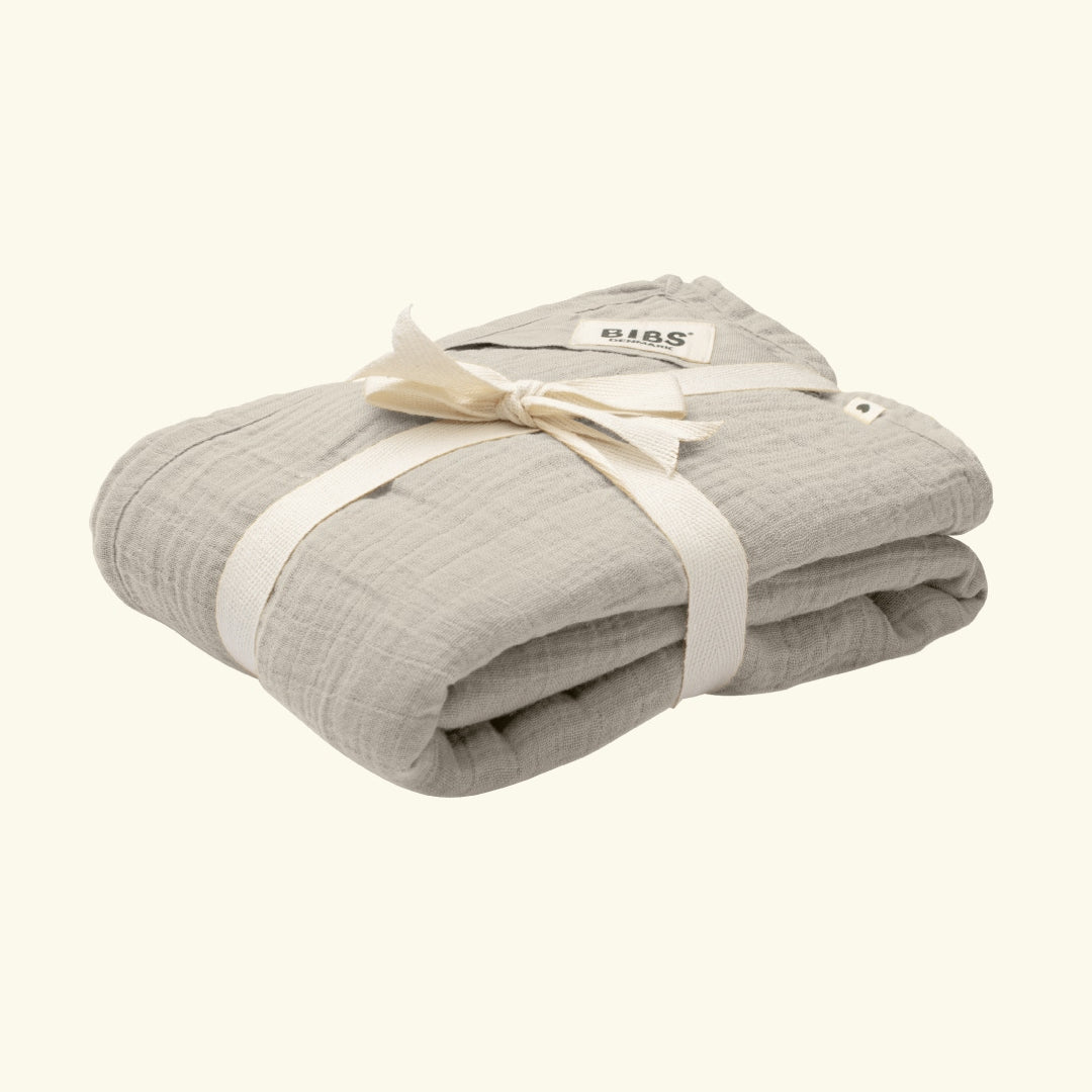 BIBS Cuddle Swaddle baby blanket, BIBS musliinist beebitekk, Sand
