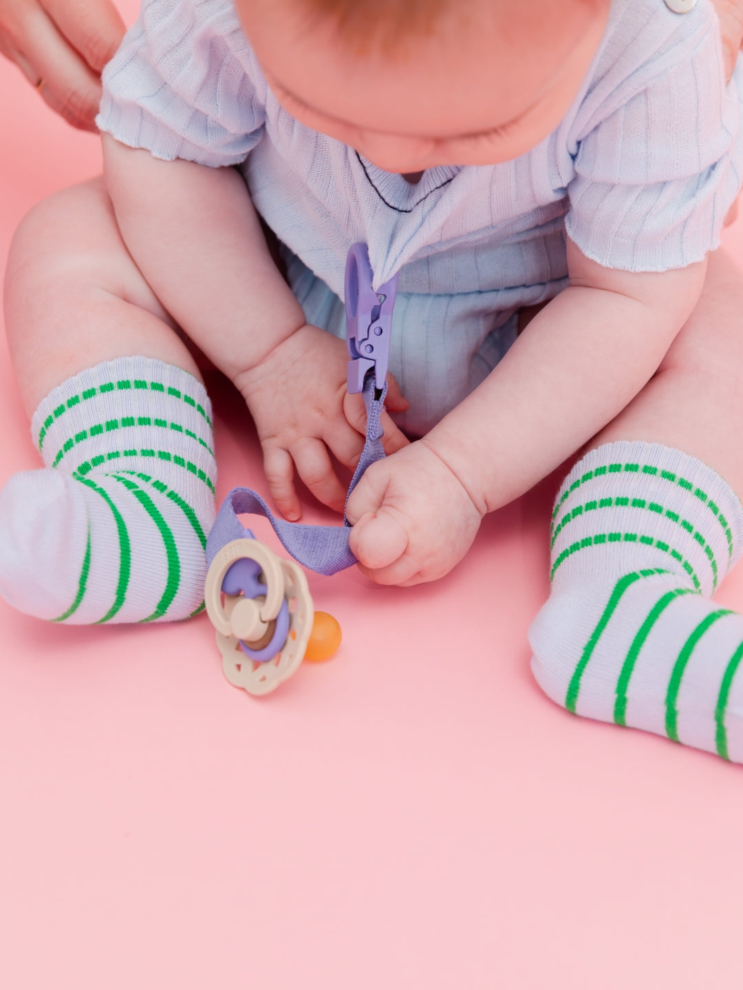 Bibs Loop Pacifier Clip, BIBS Loop lutikett aasaga, all-groups