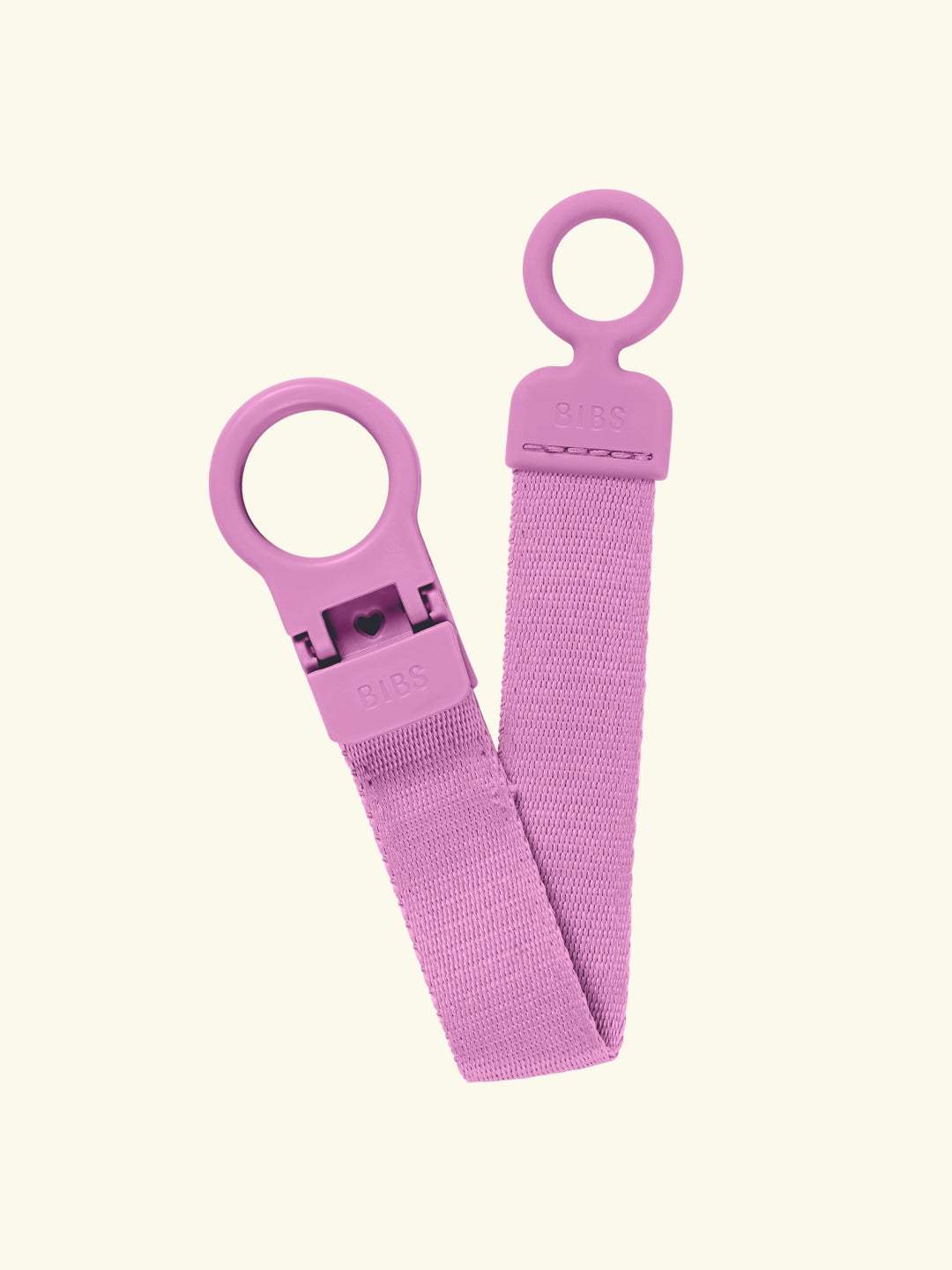 Bibs Loop Pacifier Clip, BIBS Loop lutikett aasaga, bubblegum