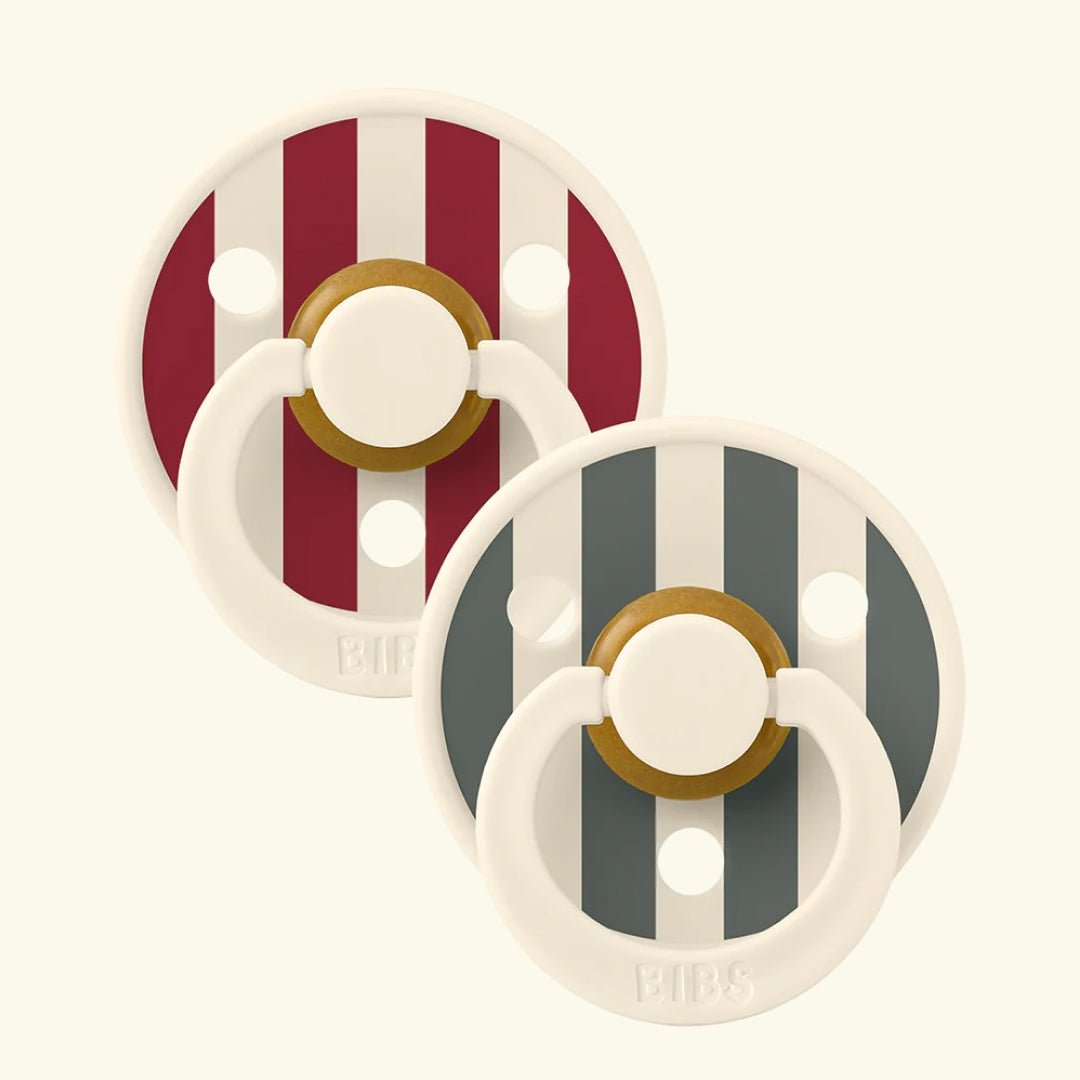 BIBS Studio Collection, Limited Holiday Edition, Ruby Pine Mix / Ivory. BIBS luttide piiratud pühadekollektsioon