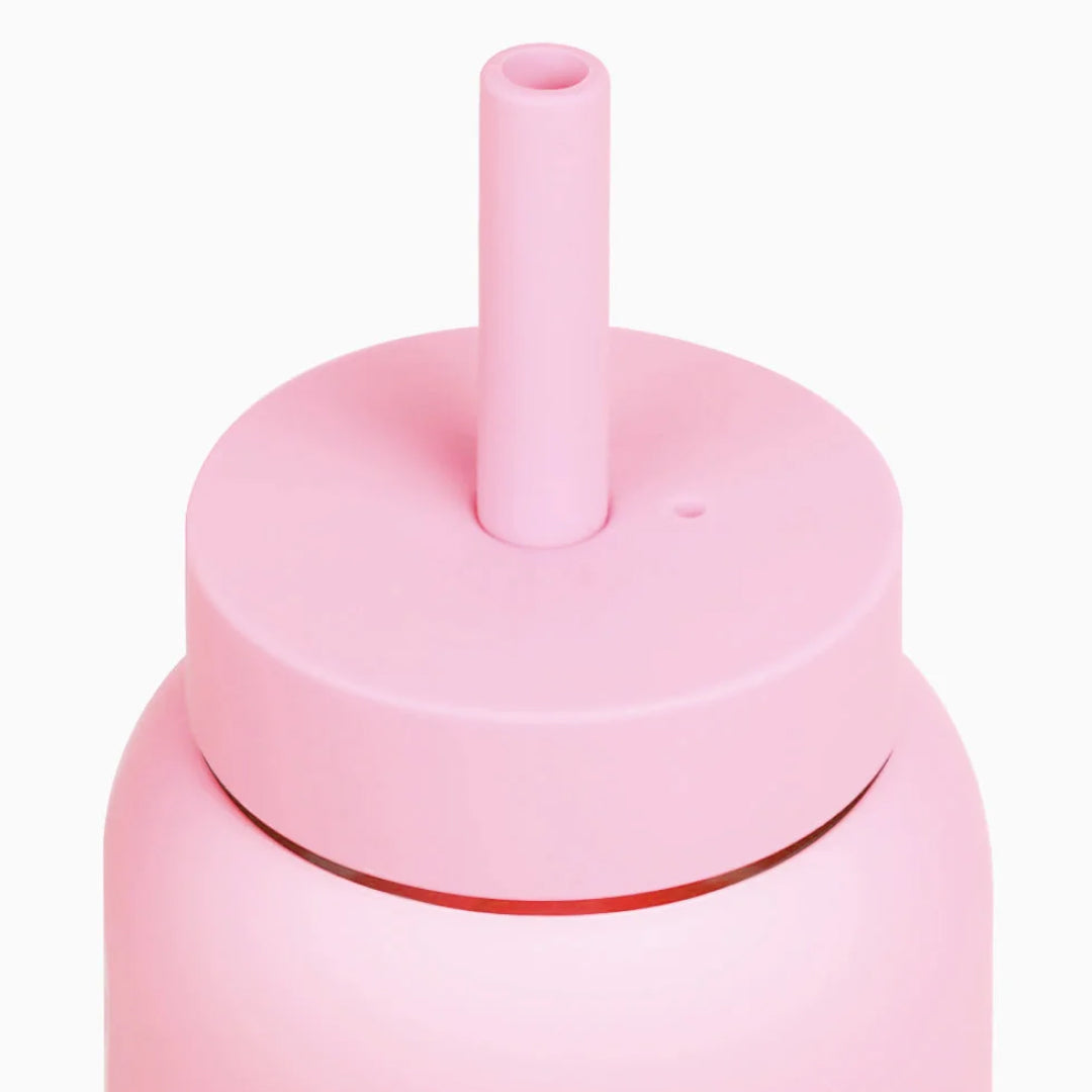 Bink Mini Bottle Cap with Straw, mini joogikõrs ja pudelikork, silikoonist kõrs