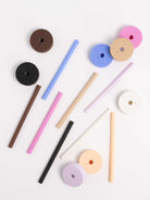 Bink Mini Bottle Cap with Straw, mini joogikõrs ja pudelikork, silikoonist kõrs, all-groups