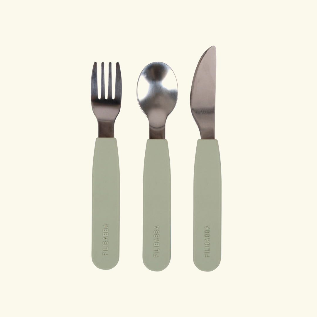 Filibabba Silicone Cutlery Set, silikoonist söögiriistade komplekt