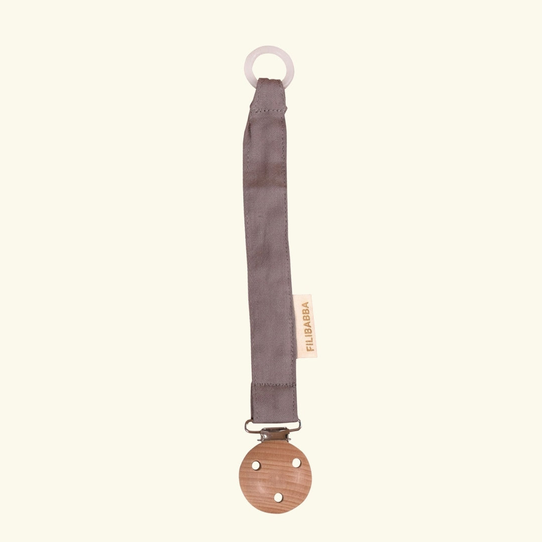 Filibabba pacifier clip, Filibabba lutikett, lutiklamber, dark green