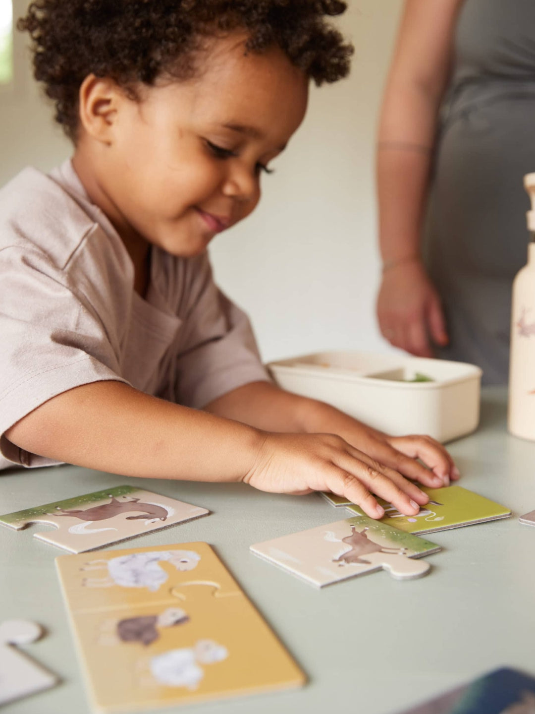 Filibabba parent and baby puzzle Farm animals, Filibabba emme ja loomapoja pusle taluloomad