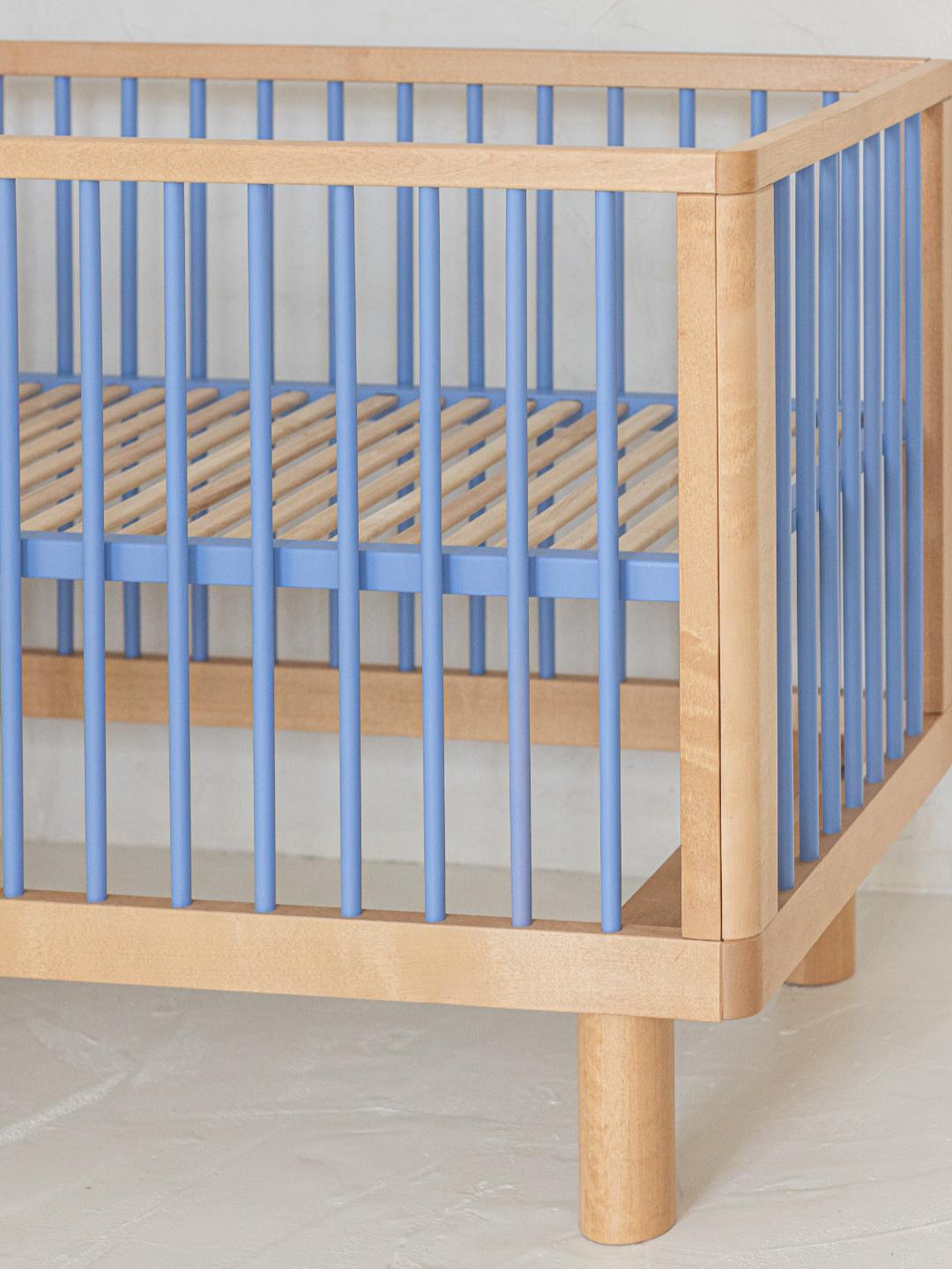 Karl & Fric Nox Cot - Blue, Karl & Fric beebivoodi, võrevoodi, beebi võrevoodi