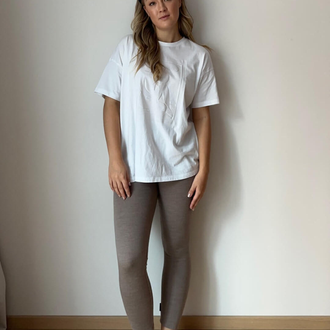 Haruu merino wool legging beige, Haruu meriinovillased retuusid, beežid