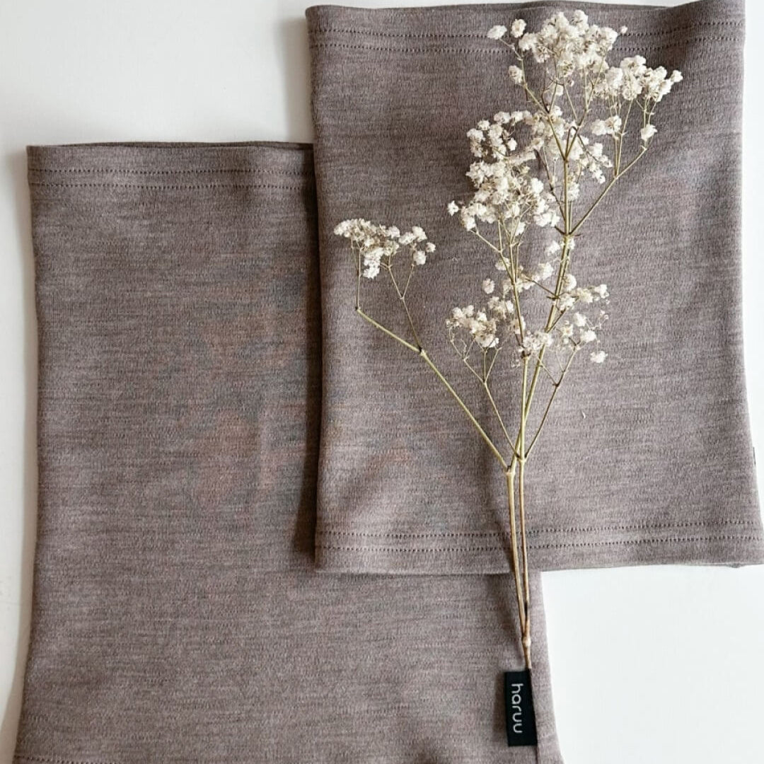 Haruu Merinowool Tube Scarf - Adults,  Child, Haruu meriinovillane torusall täiskasvanutele ja lastele, beige, beež