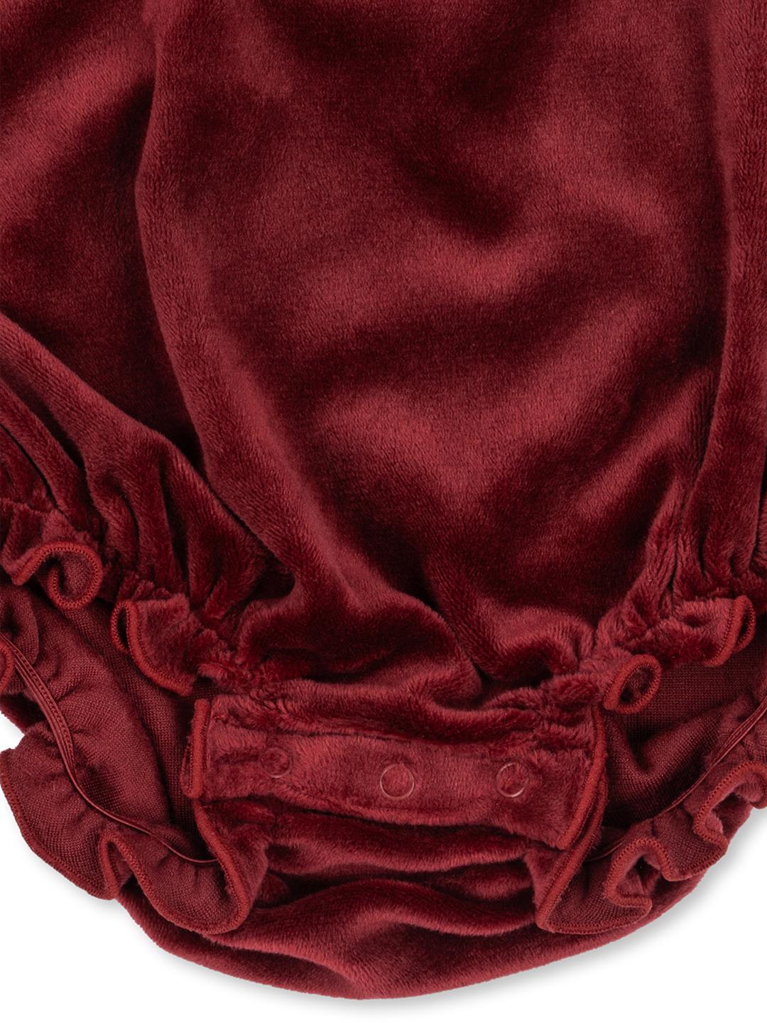 Konges Sløjd Venola Romper Red Dahlia, Konges Sløjd Venola Romper kombe punane