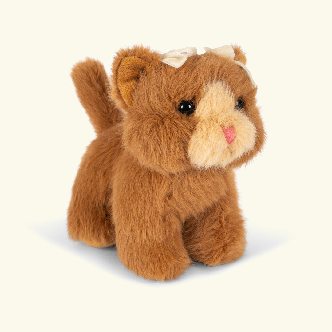 Konges Sløjd baby animals, Konges Sløjd loomapojad, brown cat, pruun kiisu