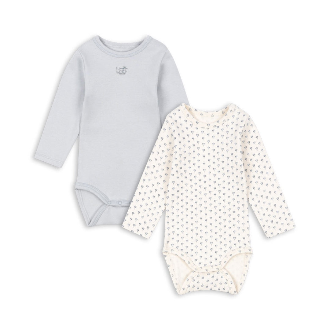 Konges Sløjd Fanga bello body 2-pack. Konges Sløjd Fanga Bello beebibodi 2-pakk, blue mix