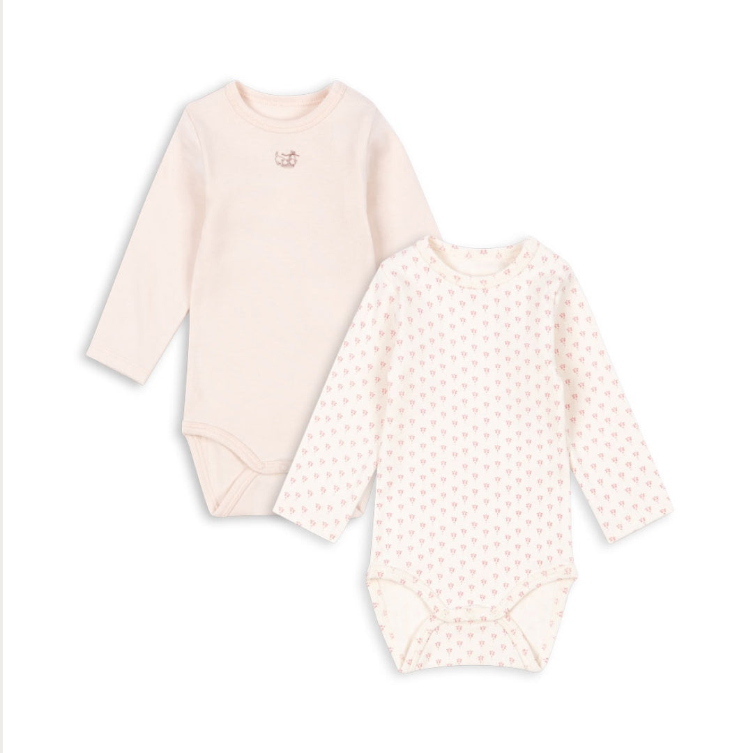 Konges Sløjd Fanga bello body 2-pack. Konges Sløjd Fanga Bello beebibodi 2-pakk, blush mix