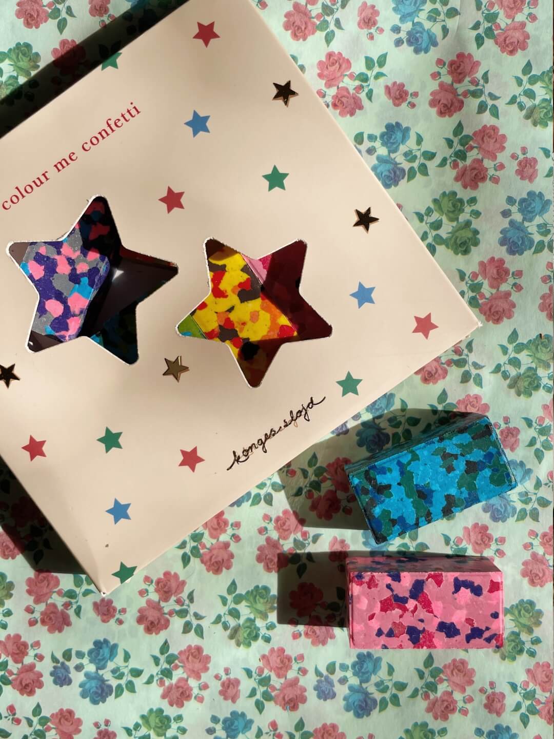 Konges Slojd Confetti Crayons, Konges Slojd värvilised kriidid