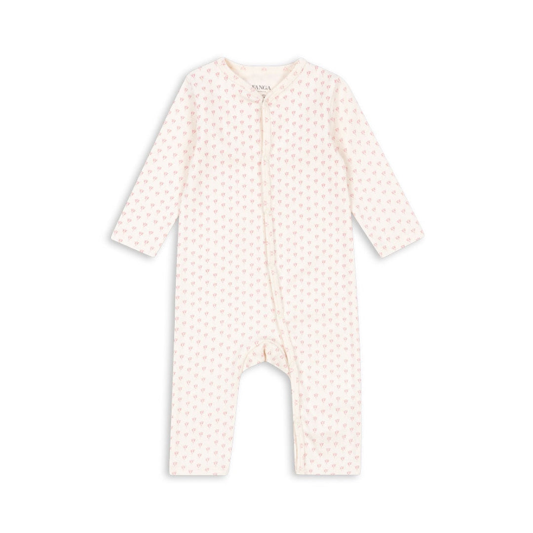 Konges Slojd Fanga Fontana onesie, Konges Slojd Fanga Fontana beebikombe, tudukombe, punto rosa