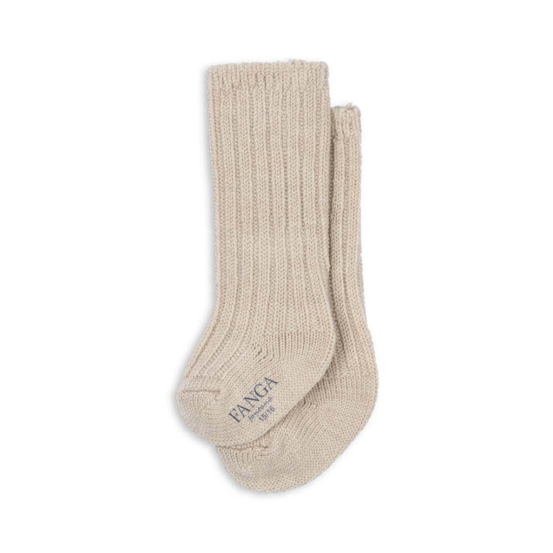 Konges Sløjd Fanga Lana heavy knitted socks, Sand, Konges Sløjd Fanga paksemad kootud sokid