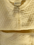 Konges Sløjd Fanga Venti Pointelle Knitted gardigan and pants, Konges Sløjd Fanga kootud beebikampsun ja püksid