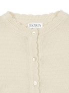 Konges Sløjd Fanga Venti Pointelle Knitted gardigan, Konges Sløjd Fanga kootud beebikampsun