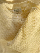 Konges Sløjd Fanga Venti Pointelle Knitted gardigan and pants, Konges Sløjd Fanga kootud beebikampsun ja püksid