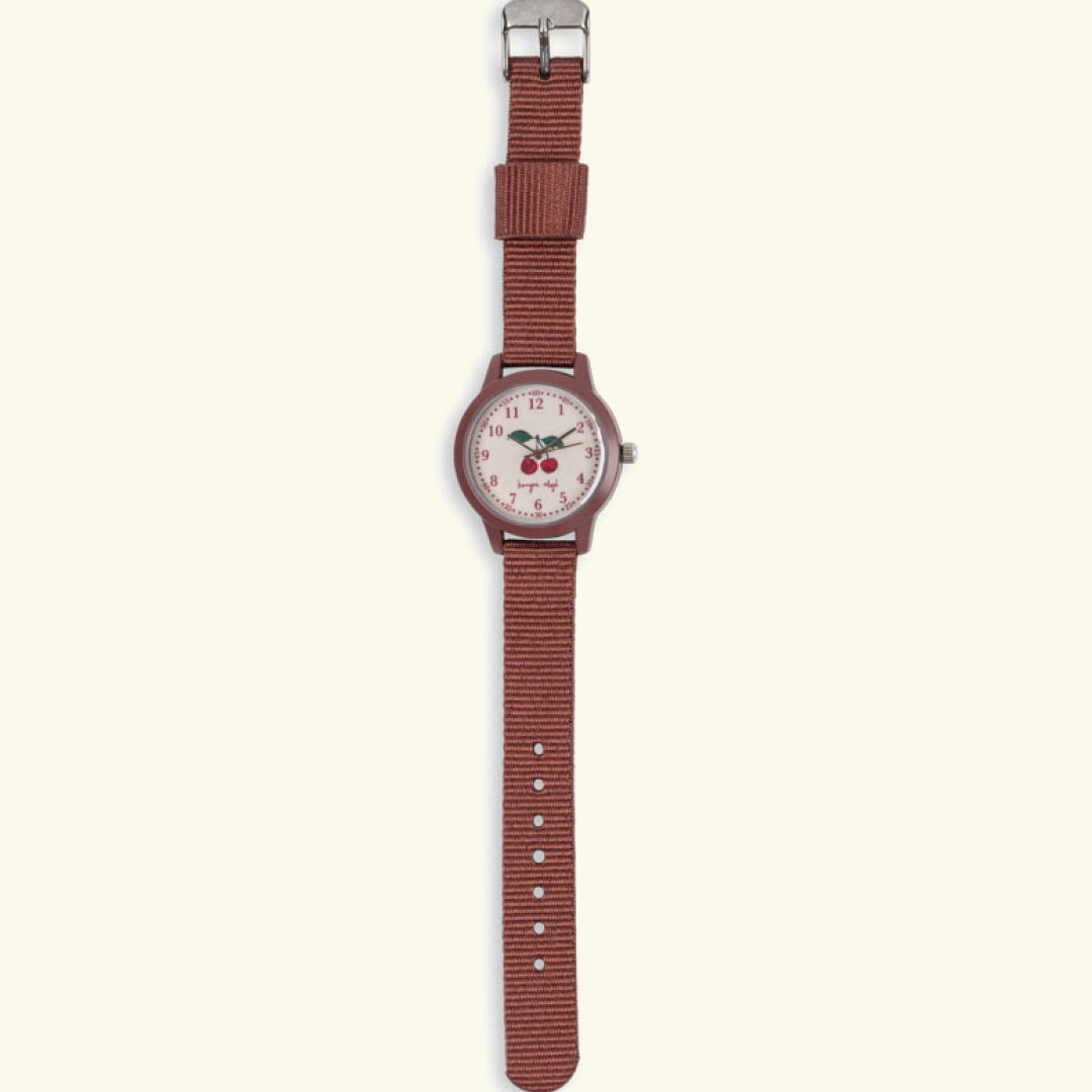 Konges Sløjd kids watch, Konges Sløjd laste käekell, cherry kirsid