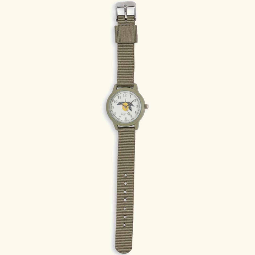 Konges Sløjd kids watch, Konges Sløjd laste käekell, lemon sidrunid