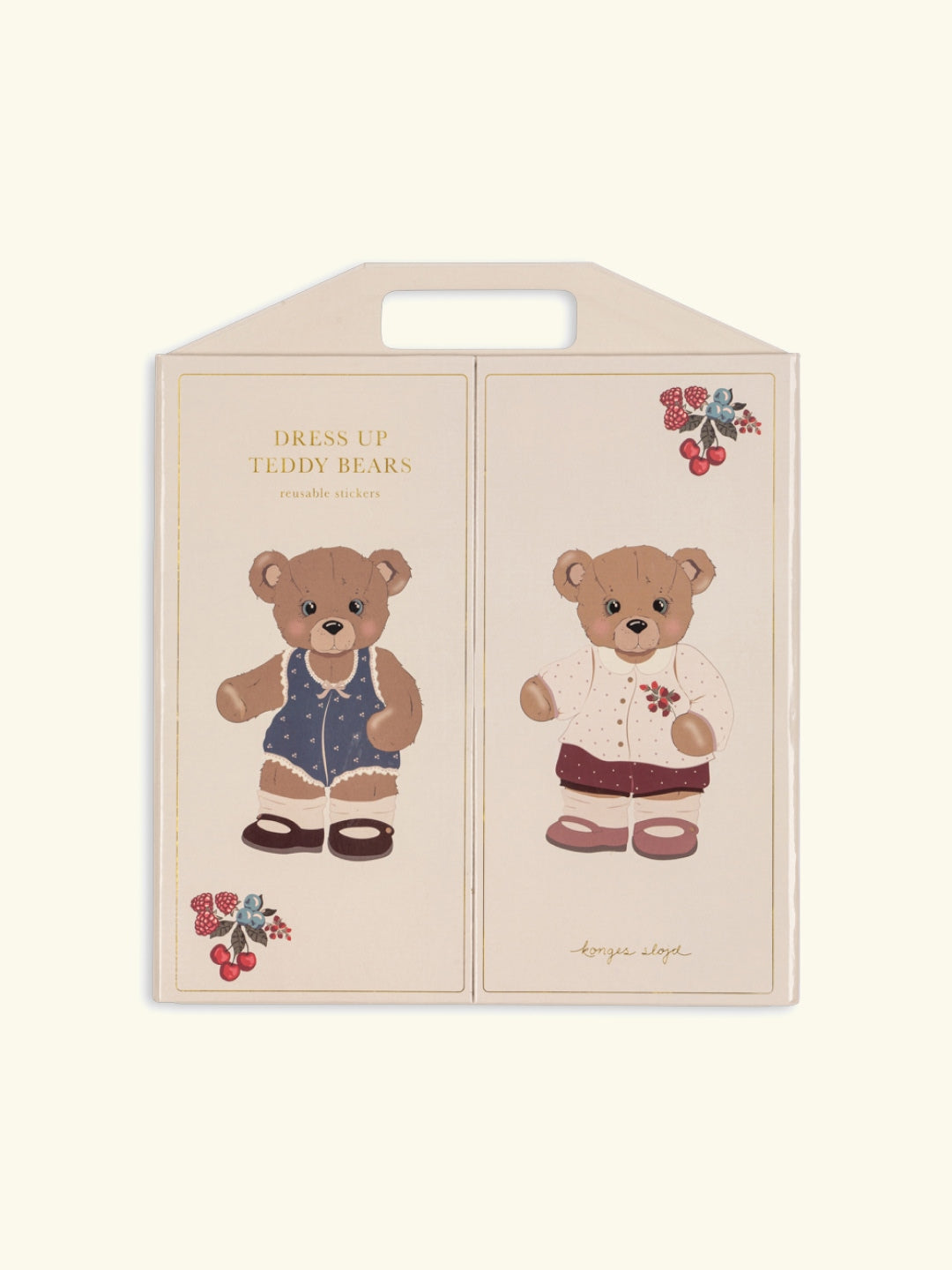 Konges Sløjd my sticker world teddy bears, Konges Sløjd minu kleepsumaailm - kaisukarud