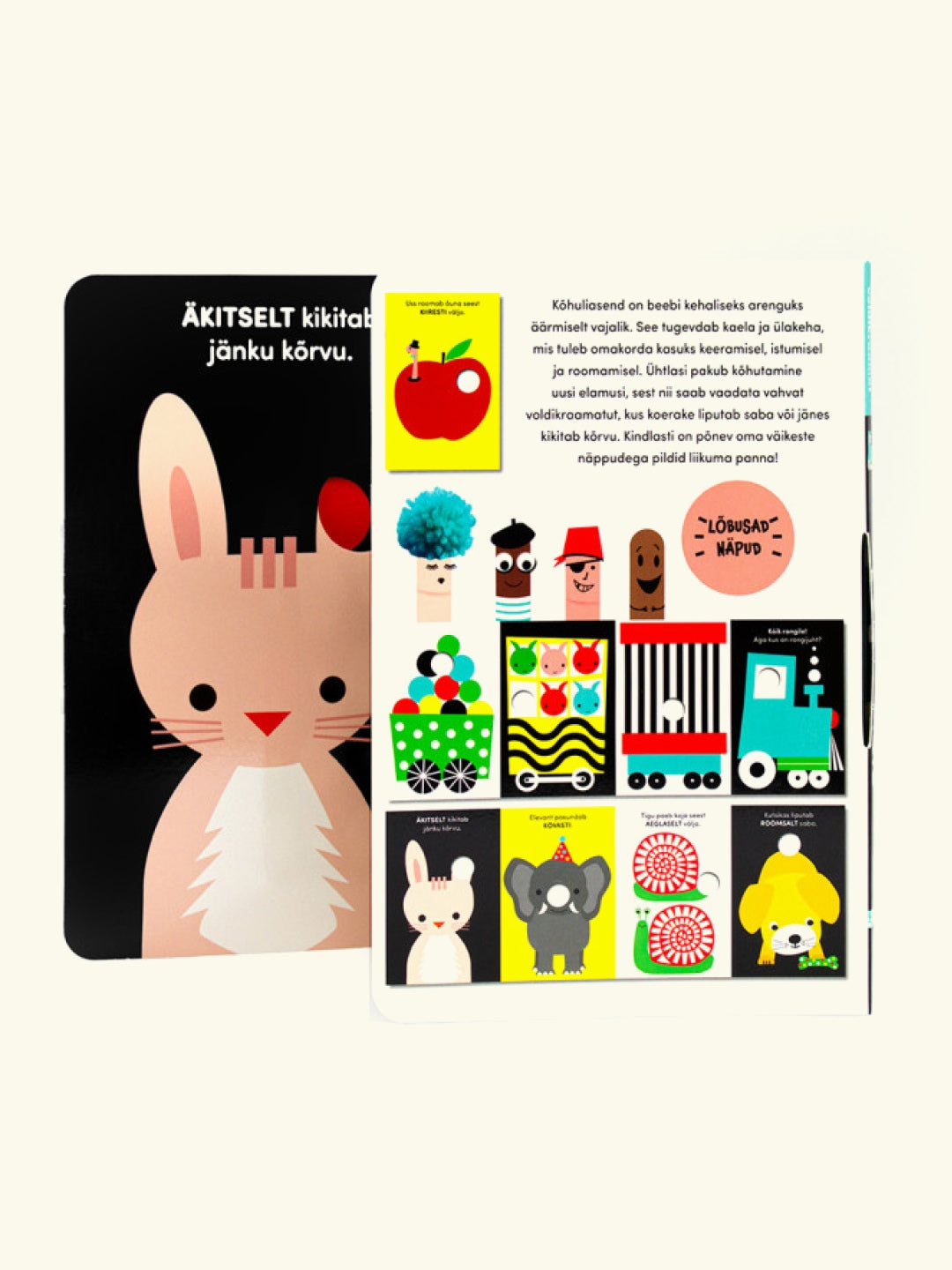Koolibri book, lasteraamat beebiraamat "Beebi mängib"