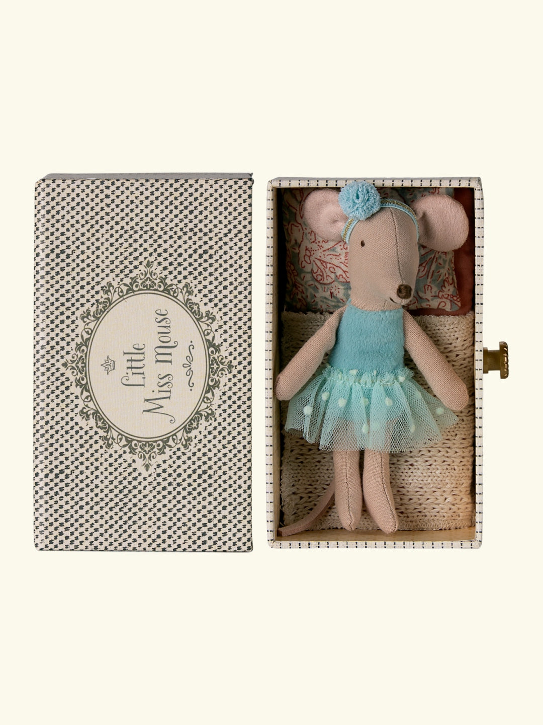 Maileg dance mouse in daybed, Maileg tantsuhiir päevavoodis