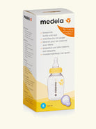 Medela breatsmilk bottle with teat S, Medela beebi lutipudel silikoonist lutiotsaga S