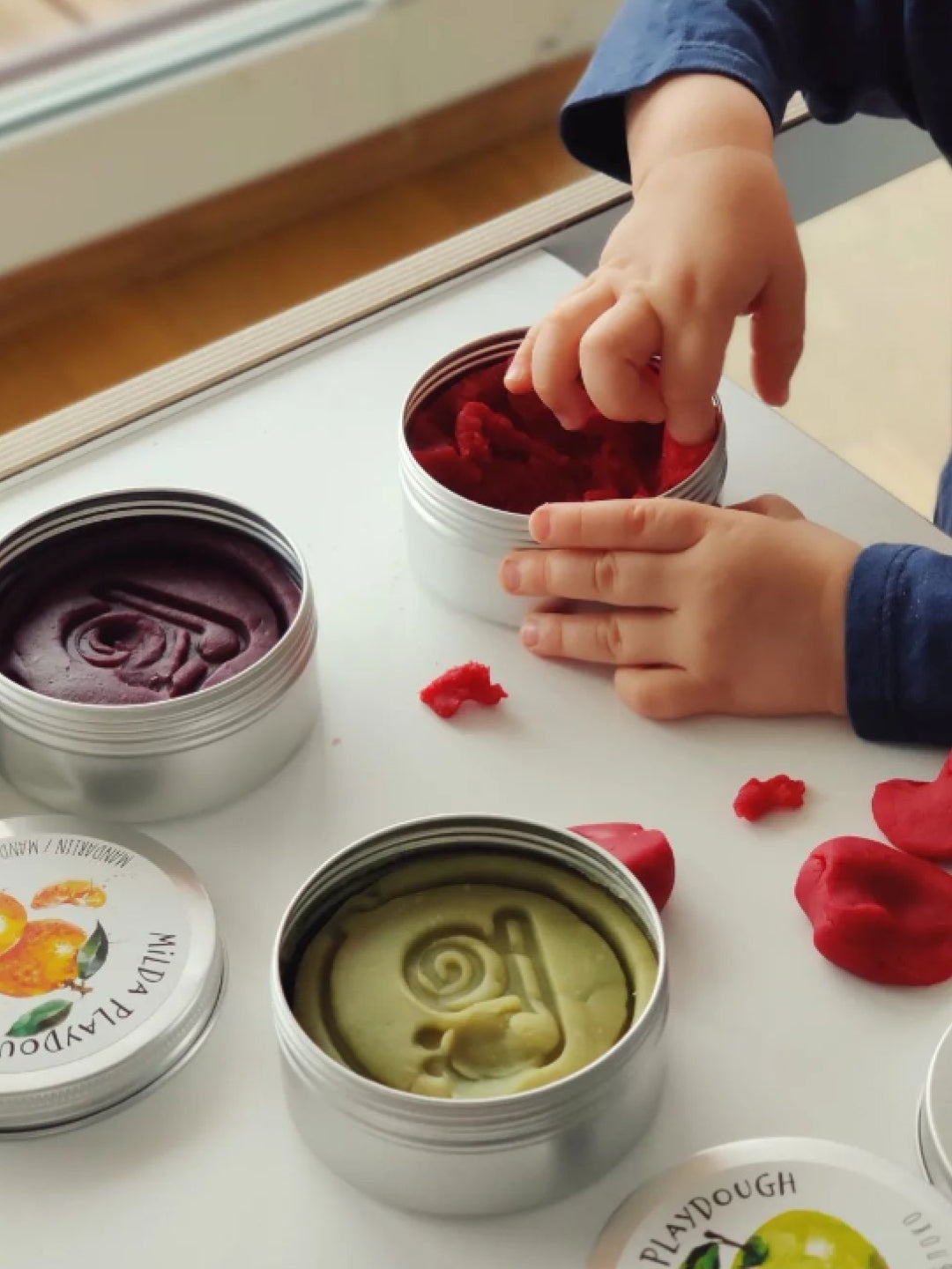 Milda Natural Playdough, Milda naturaalne plastiliin, voolimismass, all-groups