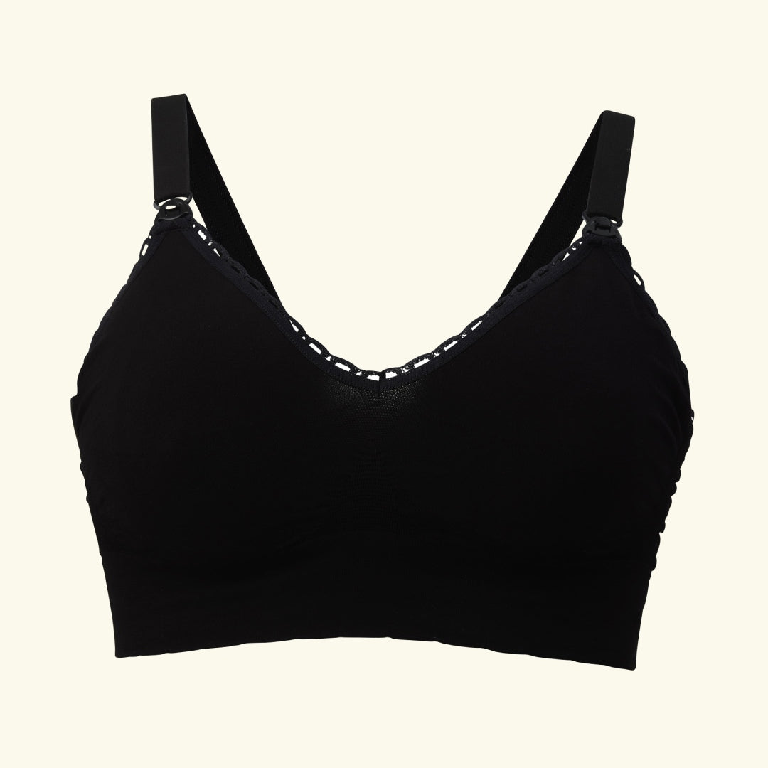 Momkind nursing bra amme black, Momkind imetamisrinnahoidja, must