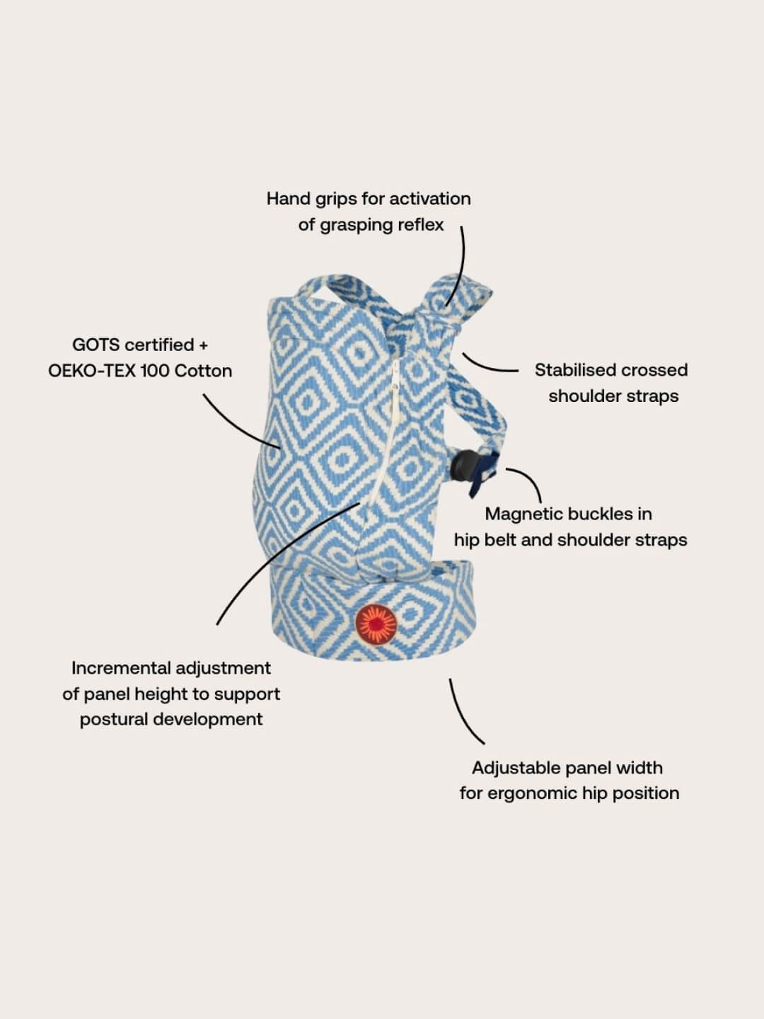 Moova balance carrier, Moova beebi kandekott, kõhukott, beebikandmine, beebikandmisvahendid, all-groups