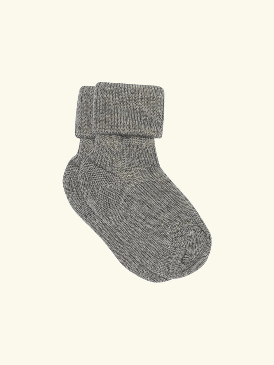 mpDenmark Wool Rib Baby Socks – Babyluv