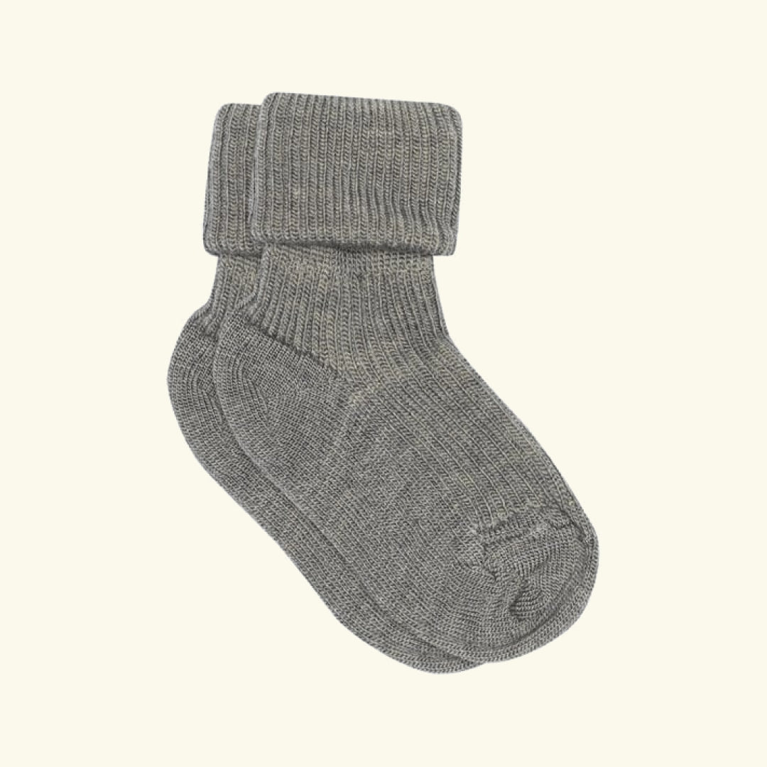 mpDenmark Wool Rib Baby Socks