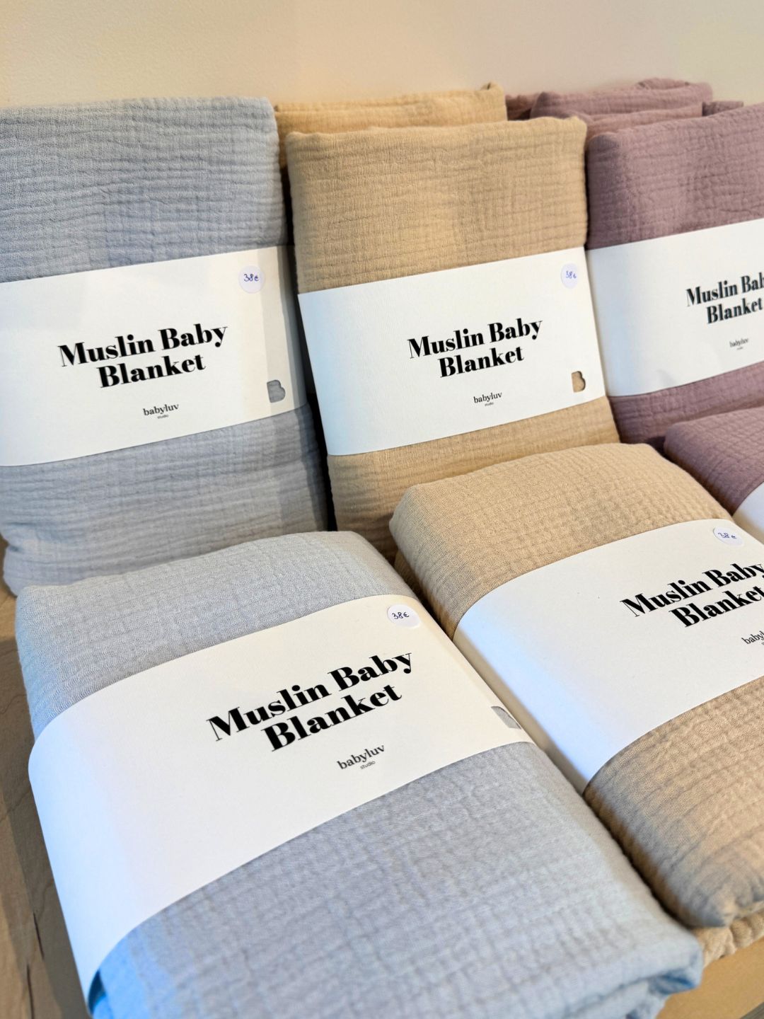 Babyluv Studio Muslin Baby Blanket, Babyluv Studio musliinist beebitekk, all-groups