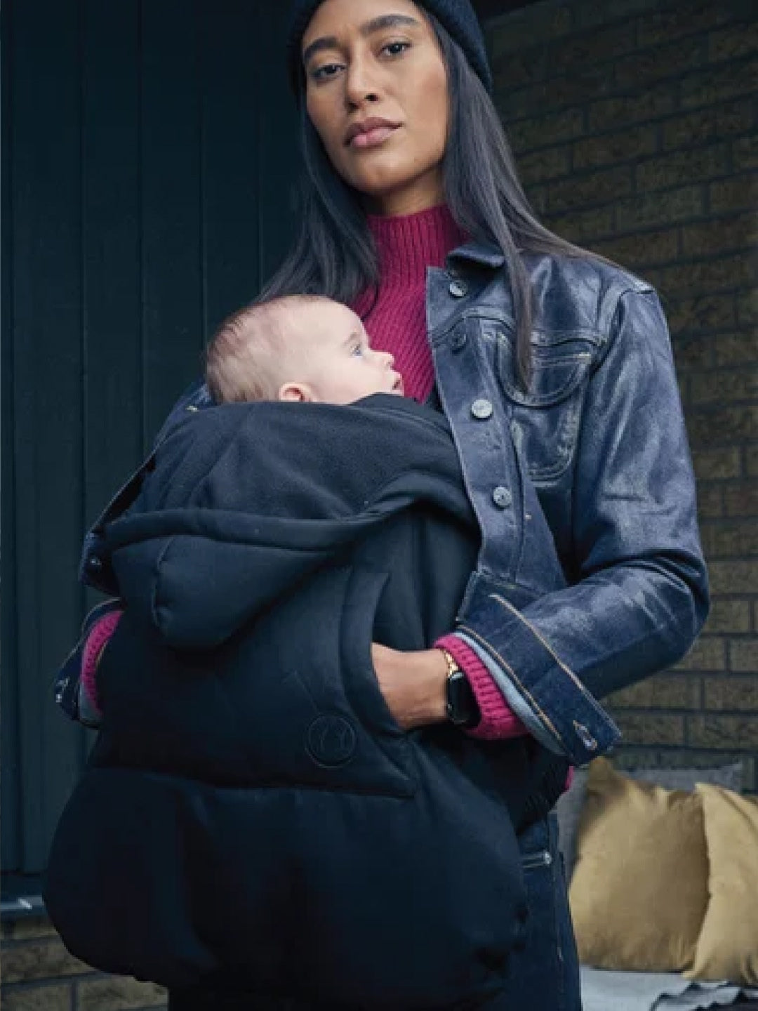 Najell all weather cover for baby carrier, Najell iga ilma kate soojakott beebi kandekotile kõhukotile, all-groups